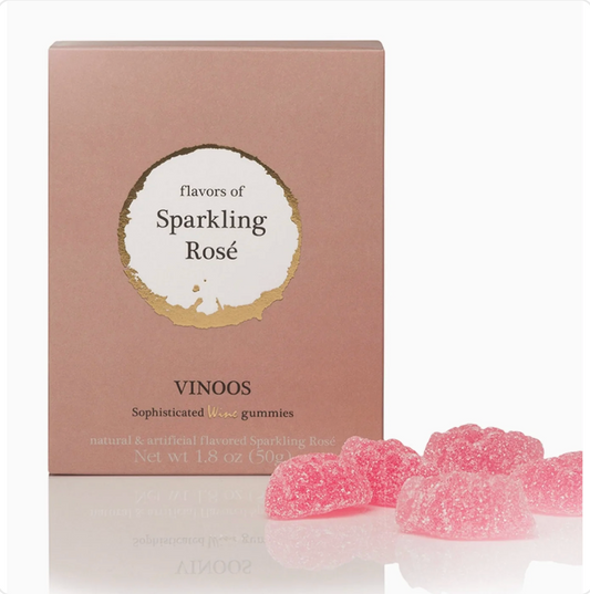 Sparkling Rosé Wine Gummies