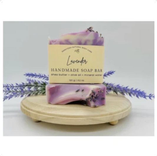 Lavender Handmade Soap Bar Vegan Cold Process