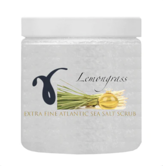 Lemongrass Sea Salt Scrub 12oz.