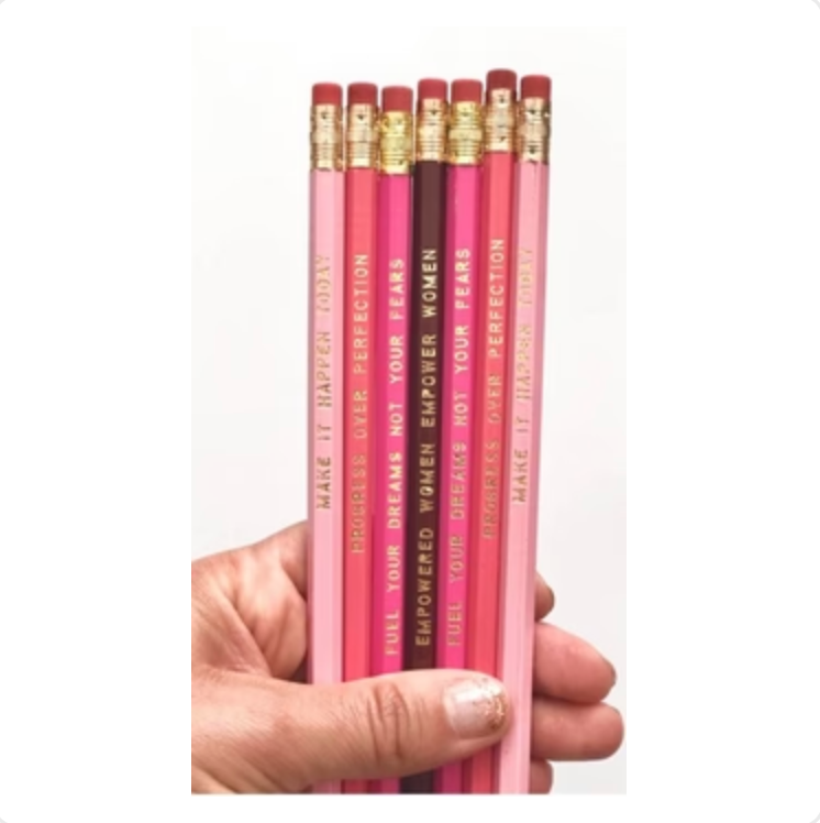 Do the Dang Thing - Inspirational Pink Pencil Pack Set"