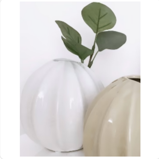 Nova Vase White Gloss