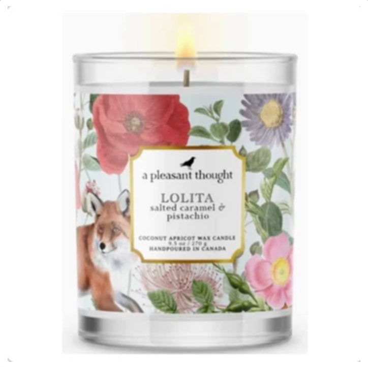 Lolita | Salted Caramel & Pistachio |  Candle 100% Coconut Apricot Wax