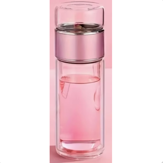 Pink On The Go Infuser Bottle