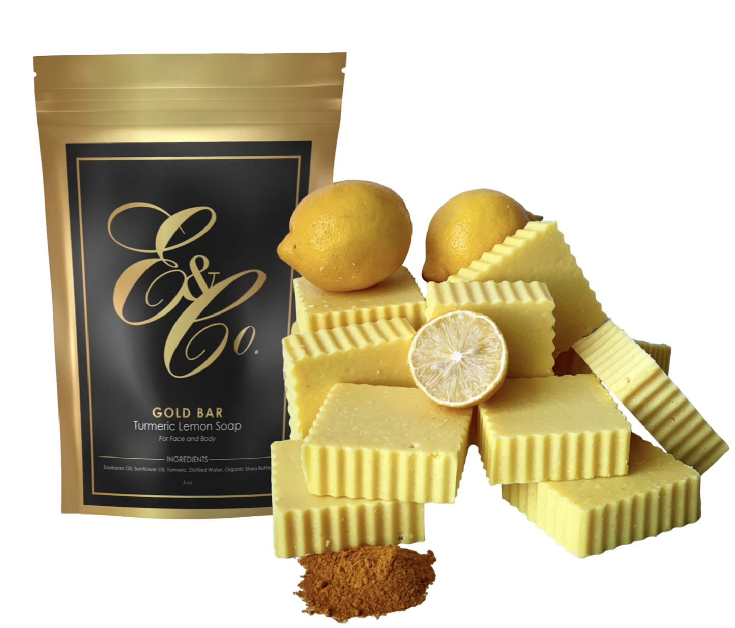 GOLD BAR - Turmeric Lemon Soap