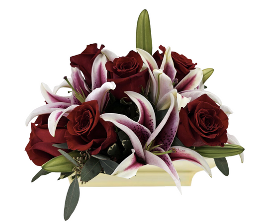 Liliy and Rose Bouquet