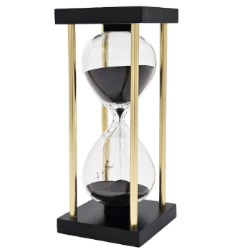 15-minute Hourglass - Black