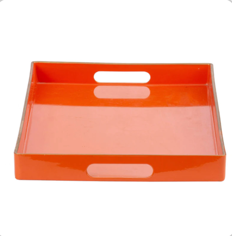 Mimosa Rectangle Tray - Orange