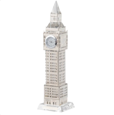Benjamin Clock-Silver
