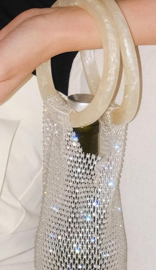 Sparkling Rhinestone Wine Tote
