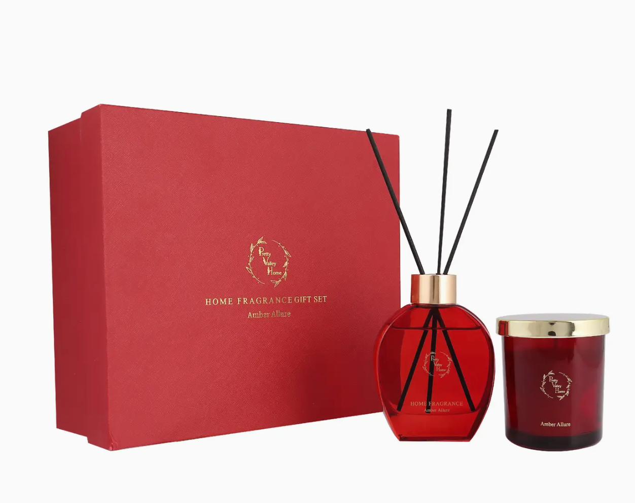 Red Allure Candle & Diffuser Gift Box Set