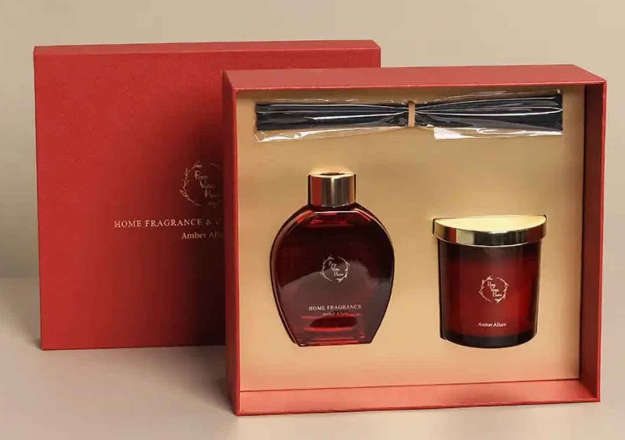 Red Allure Candle & Diffuser Gift Box Set