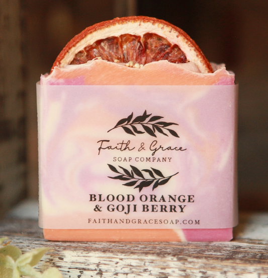 Blood Orange & Goji Berry  Shea Butter Soap