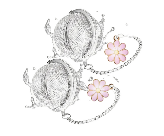 Pink Daisy  Tea Strainer