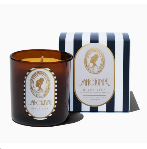 Black Eden Scented Beeswax Candle