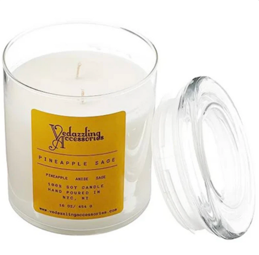 Vedazzling Accessories Pure Soy Wax 16oz Pineapple Sage