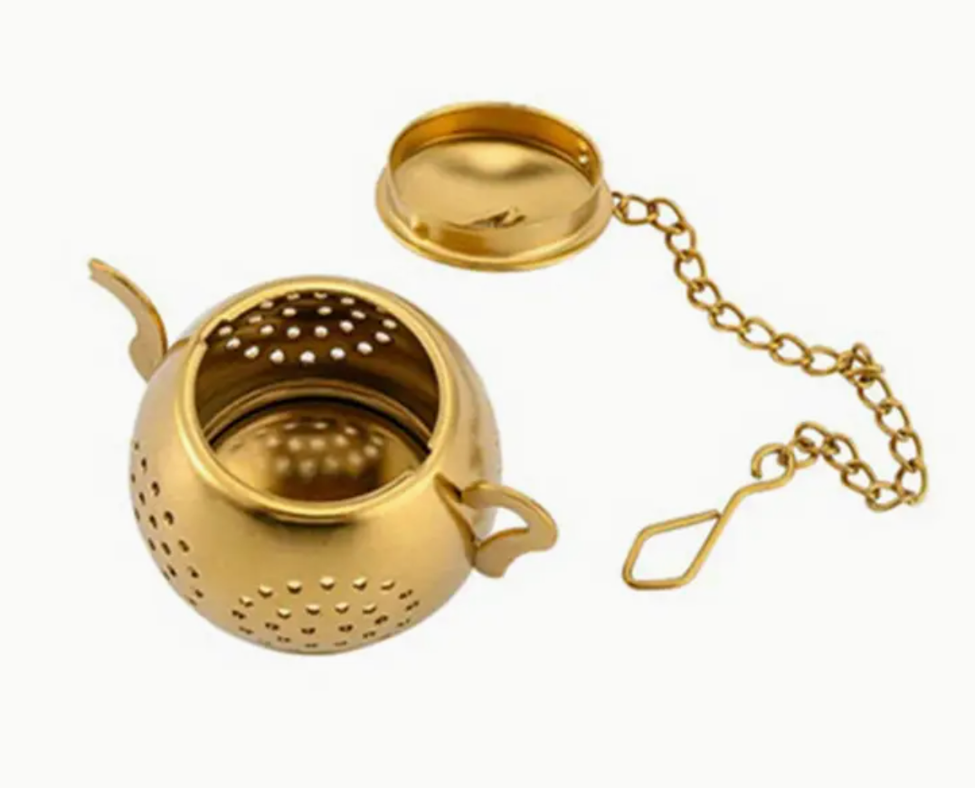 Tea Pot, Tea Strainer