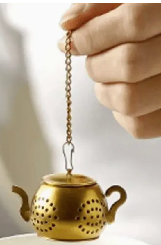 Tea Pot, Tea Strainer