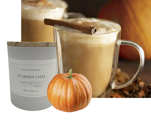 Pumkin Chai Candles ATTAR Organics