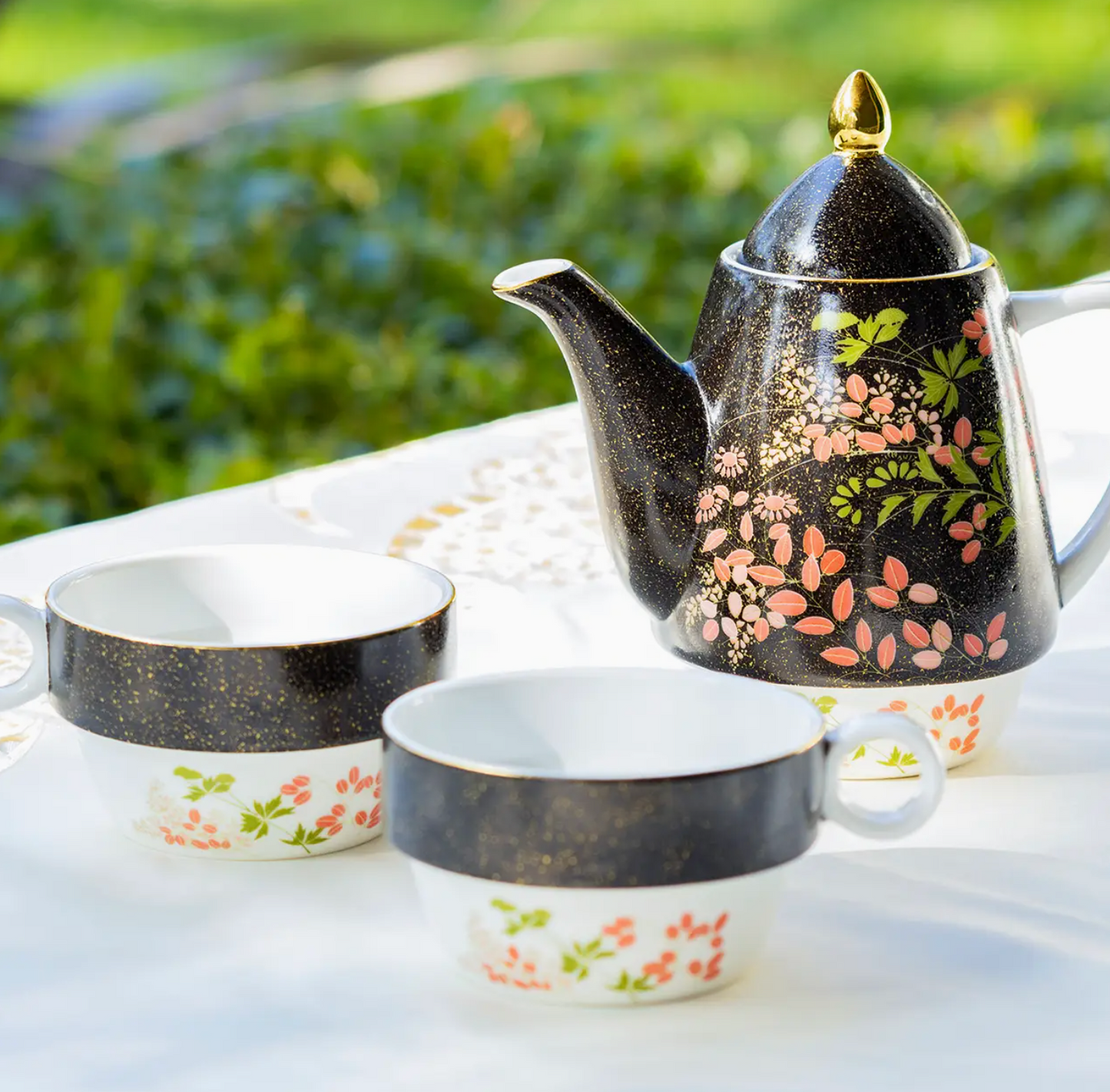 Tokyo Blossom Fine Porcelain Tea For Two Set