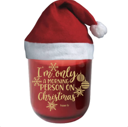 I'm Only A Moorning Person on Christmas - Fragrance Fraser Fir