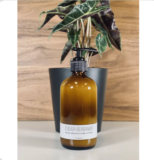 Cedar & Bergamot Body Lotion - Handmade