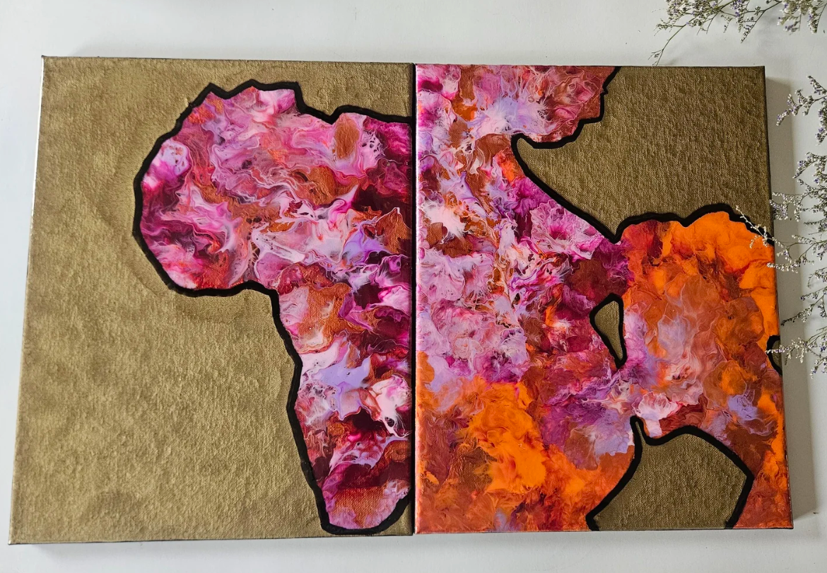 Mother Roots: 11" x 14" Resin Canvas Wall Art Series