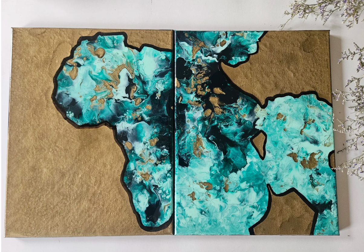 Mother Roots: 11" x 14" Resin Canvas Wall Art Series