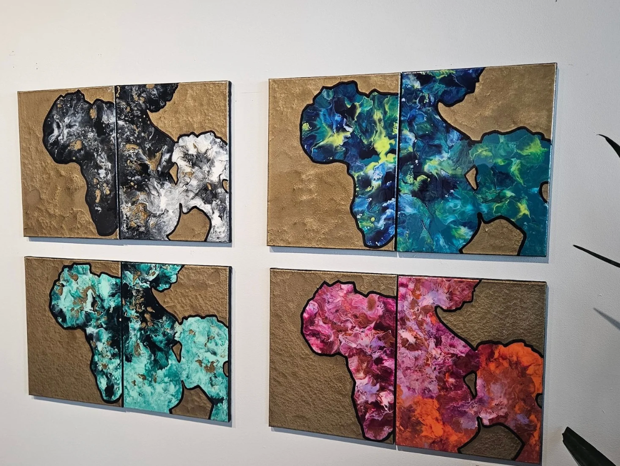 Mother Roots: 11" x 14" Resin Canvas Wall Art Series