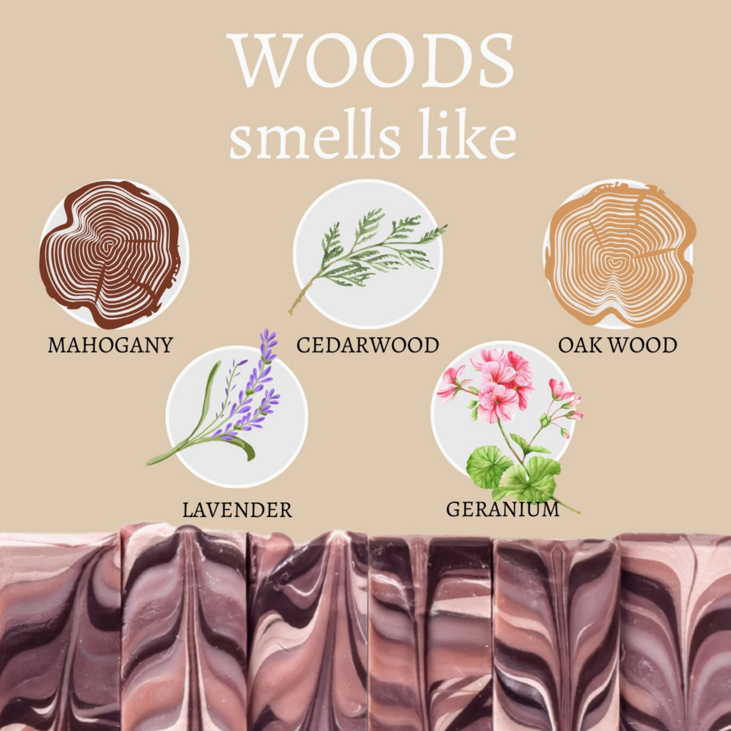 Woods Vegan Handmade Bar Soap