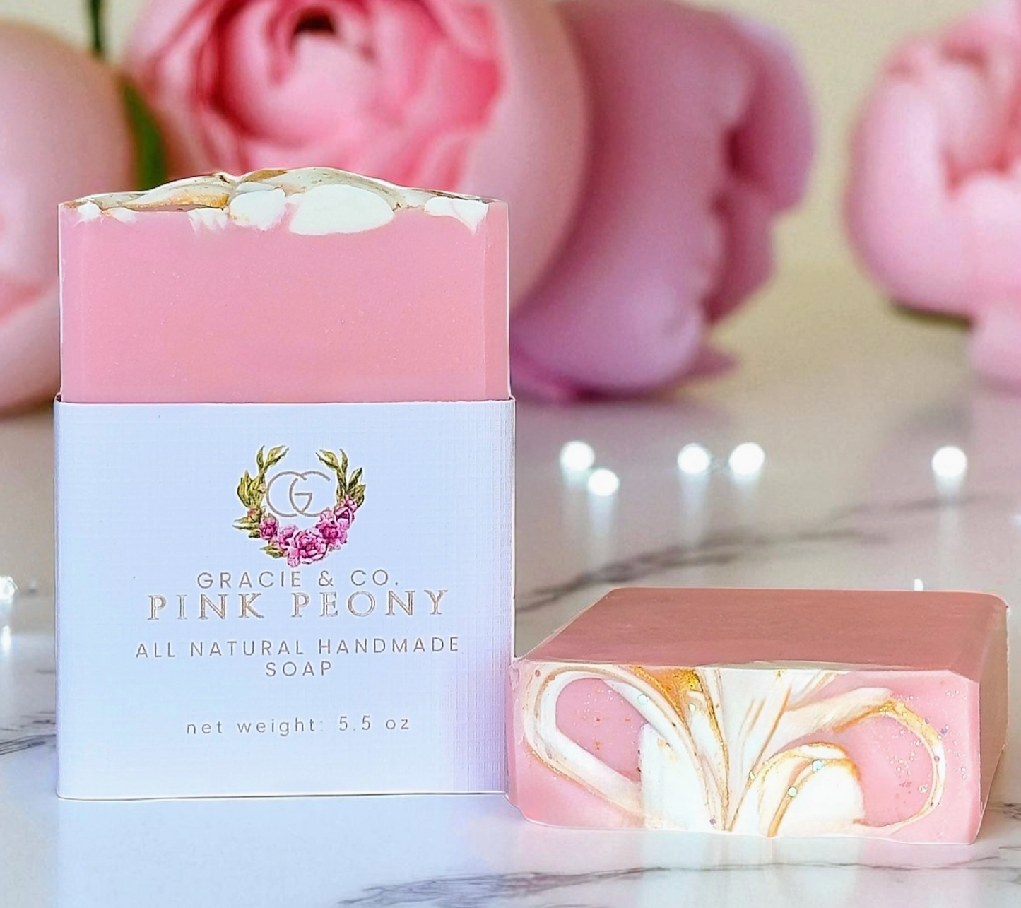 Pink Peony Shea Butter Soap