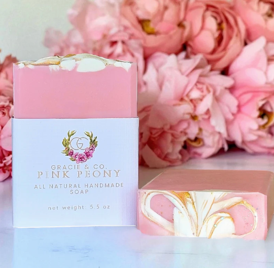 Pink Peony Shea Butter Soap