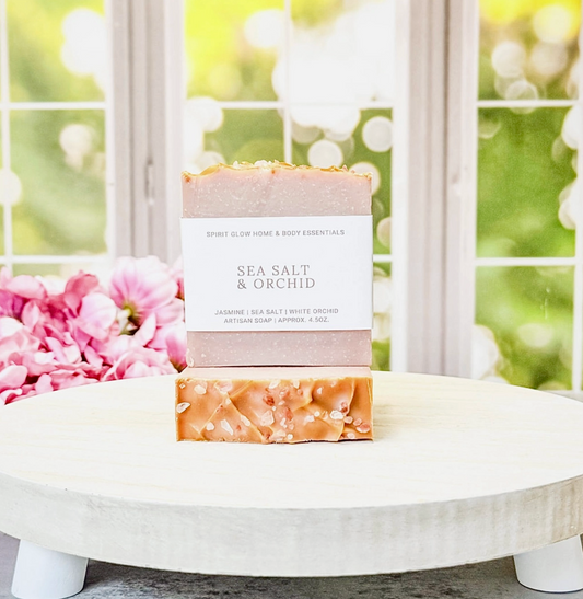 Sea Salt & Orchid- Handcrafted Soap Bar