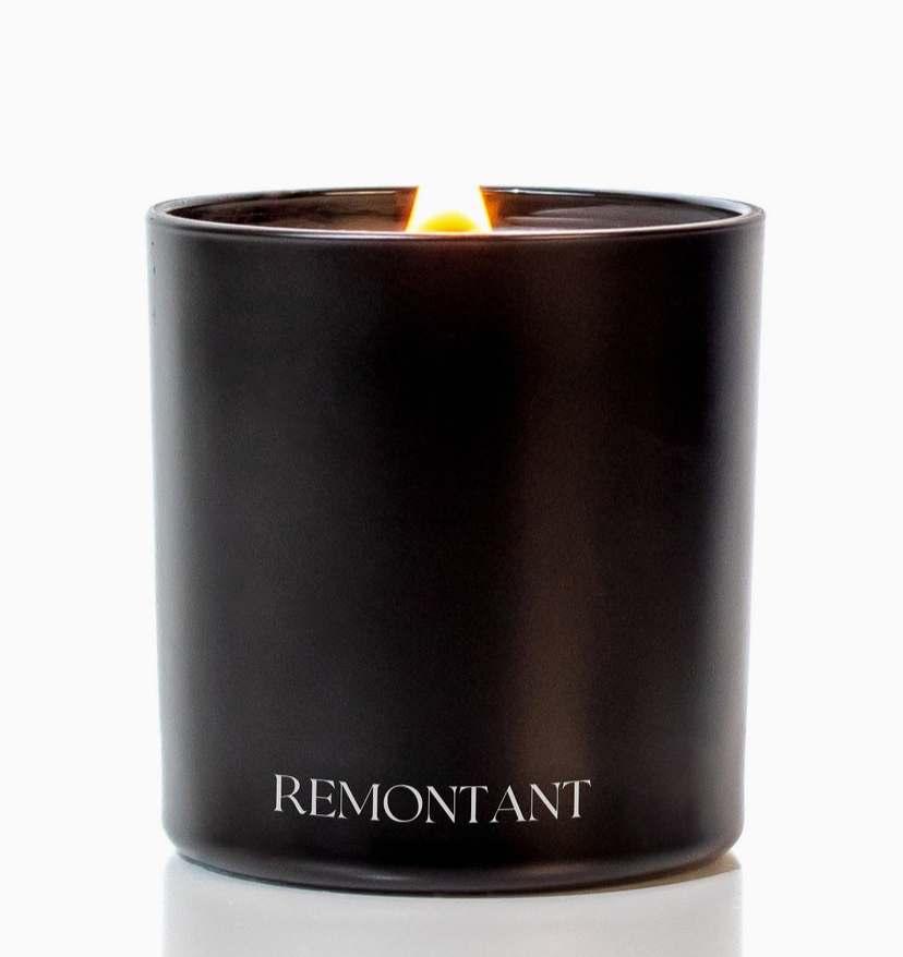 Black Rose  Crackling Wooden Wick Candle