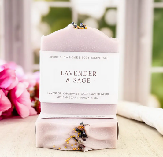 Lavender and Sage - Handcrafted Soap Bar
