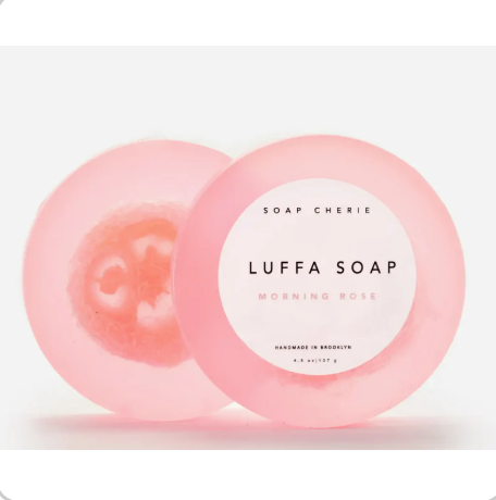 Loofah Soap - Morning Rose
