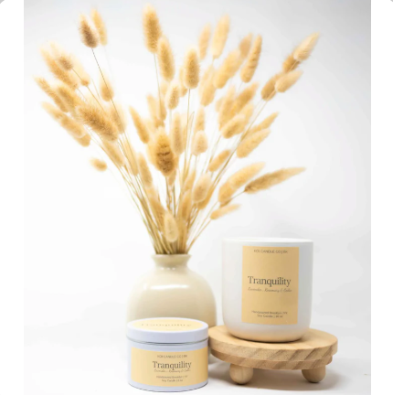 Tranquilty 100% Soy 8oz. Candle