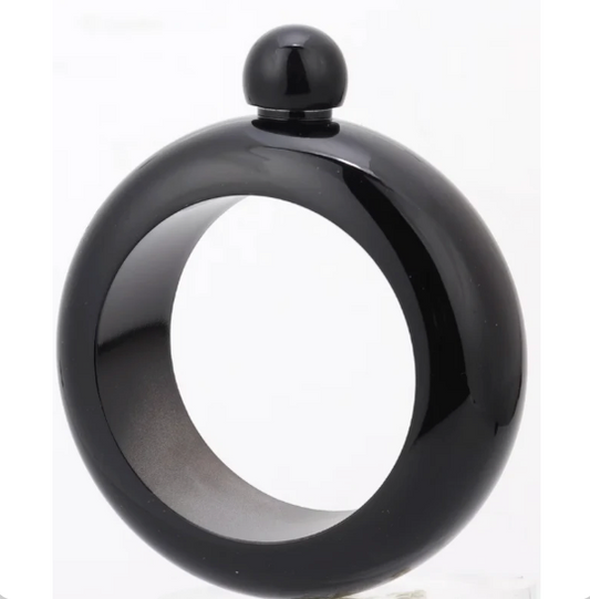 Black Bracelet Drinking Flask