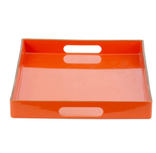 Mimosa Rectangle Tray - Orange