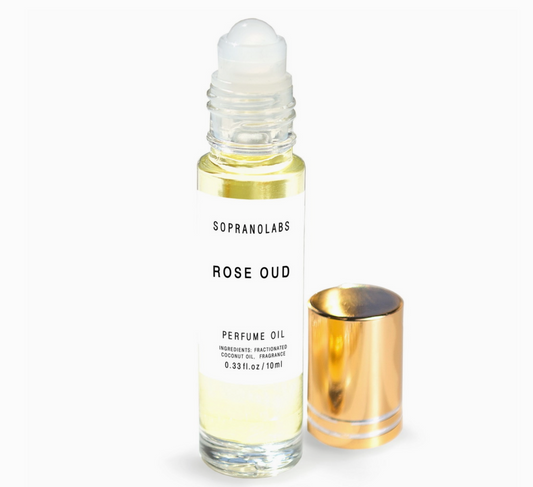 Rose Oud Vegan Perfume Oil  Roll On