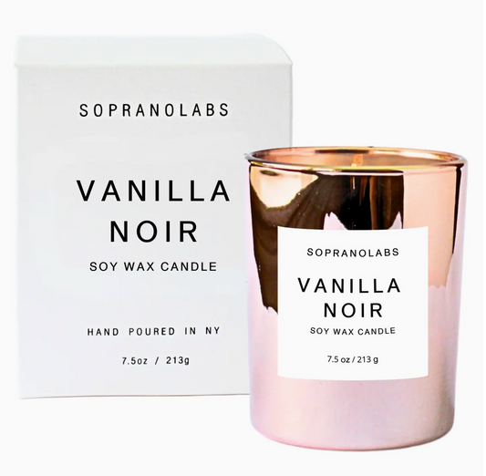 Vanilla Noir Soy Vegan Candle