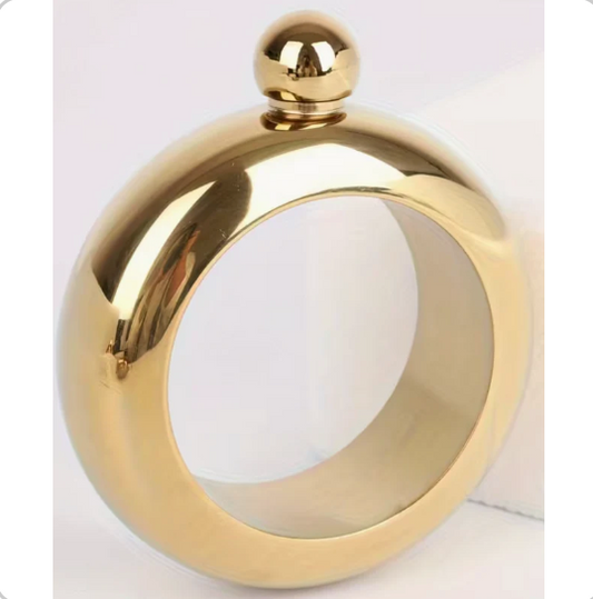 Gold Bracelet Drinking Flask