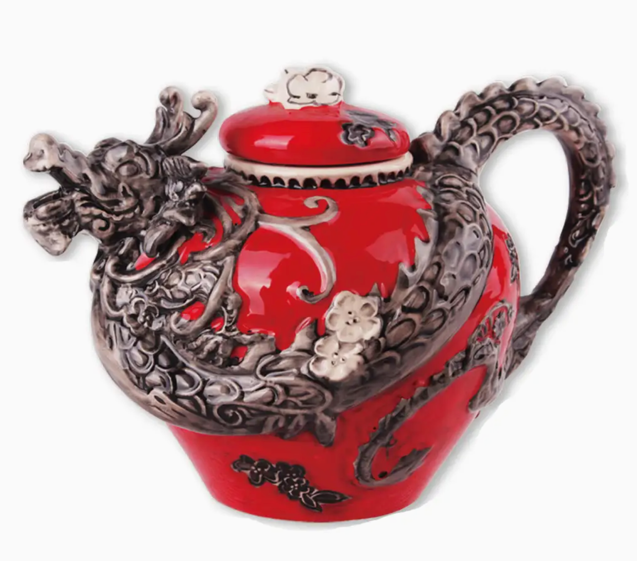 Red Dragon 4pc. Tea Set