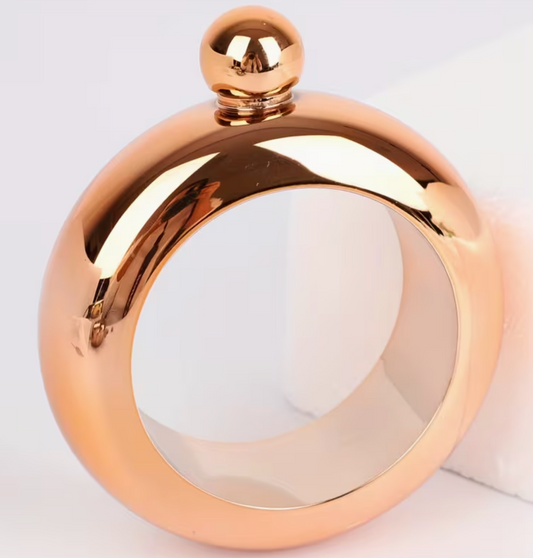 Rose/ Rose Gold Bracelet Drinking Flask