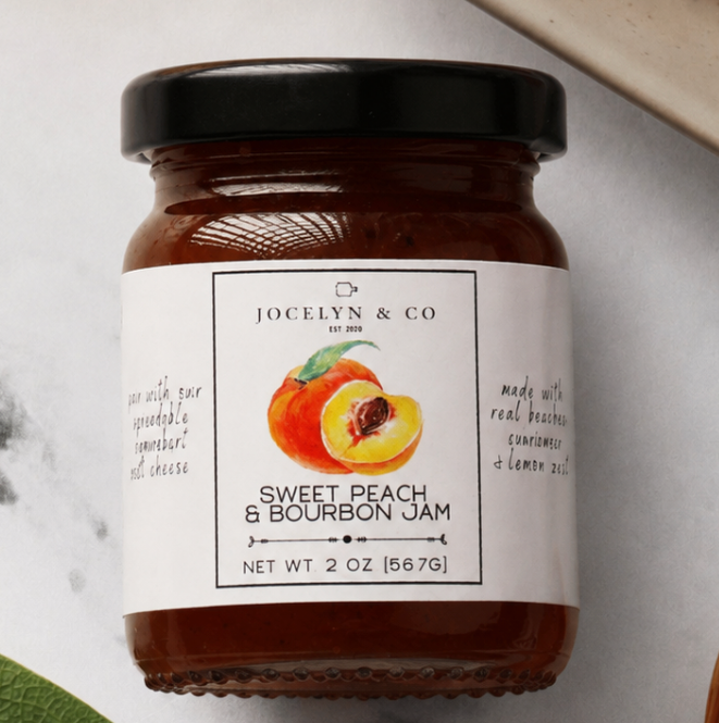 Sweet Peach & Bourbon Jam
