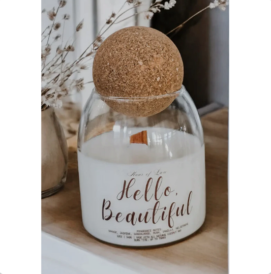 Hello Beautiful Scented Candle