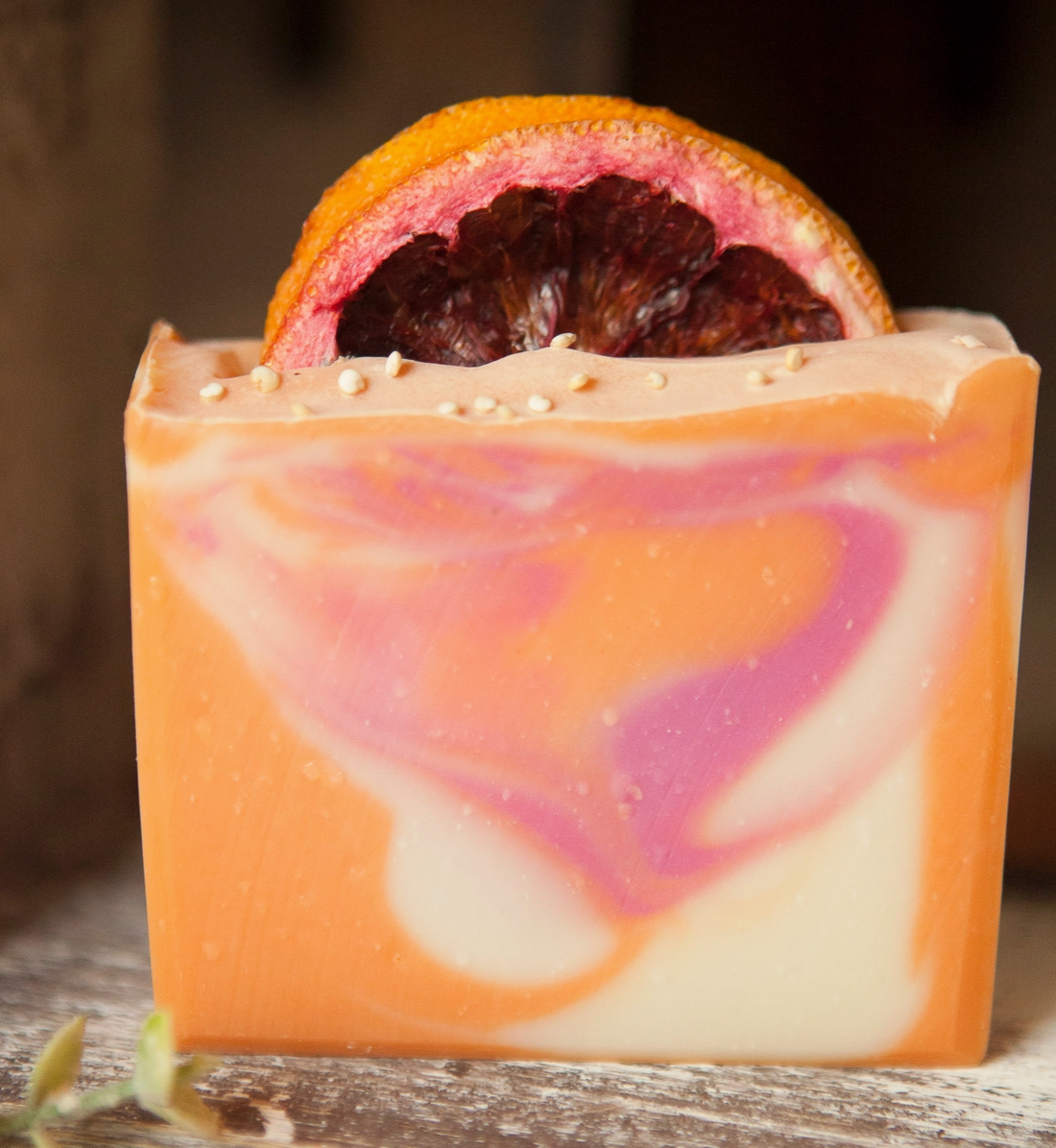 Blood Orange & Goji Berry Cold Process Bar Soap