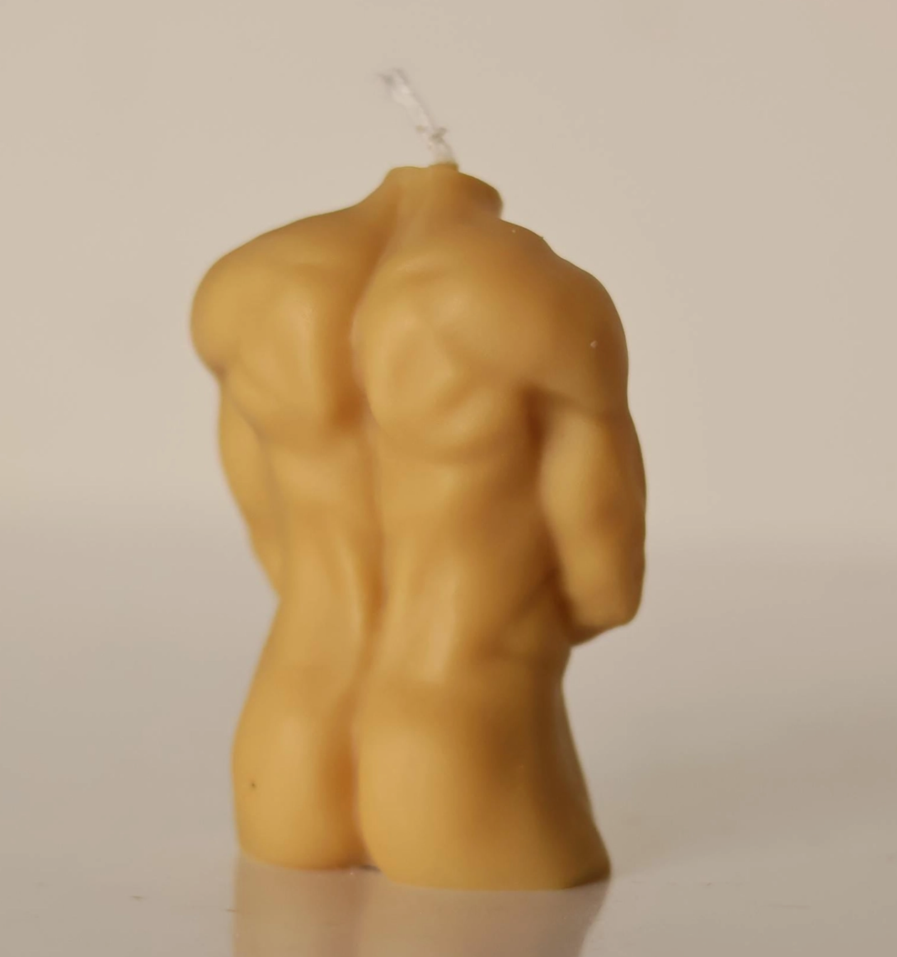 Small Male Figure Candle 3.5x2.5 inches