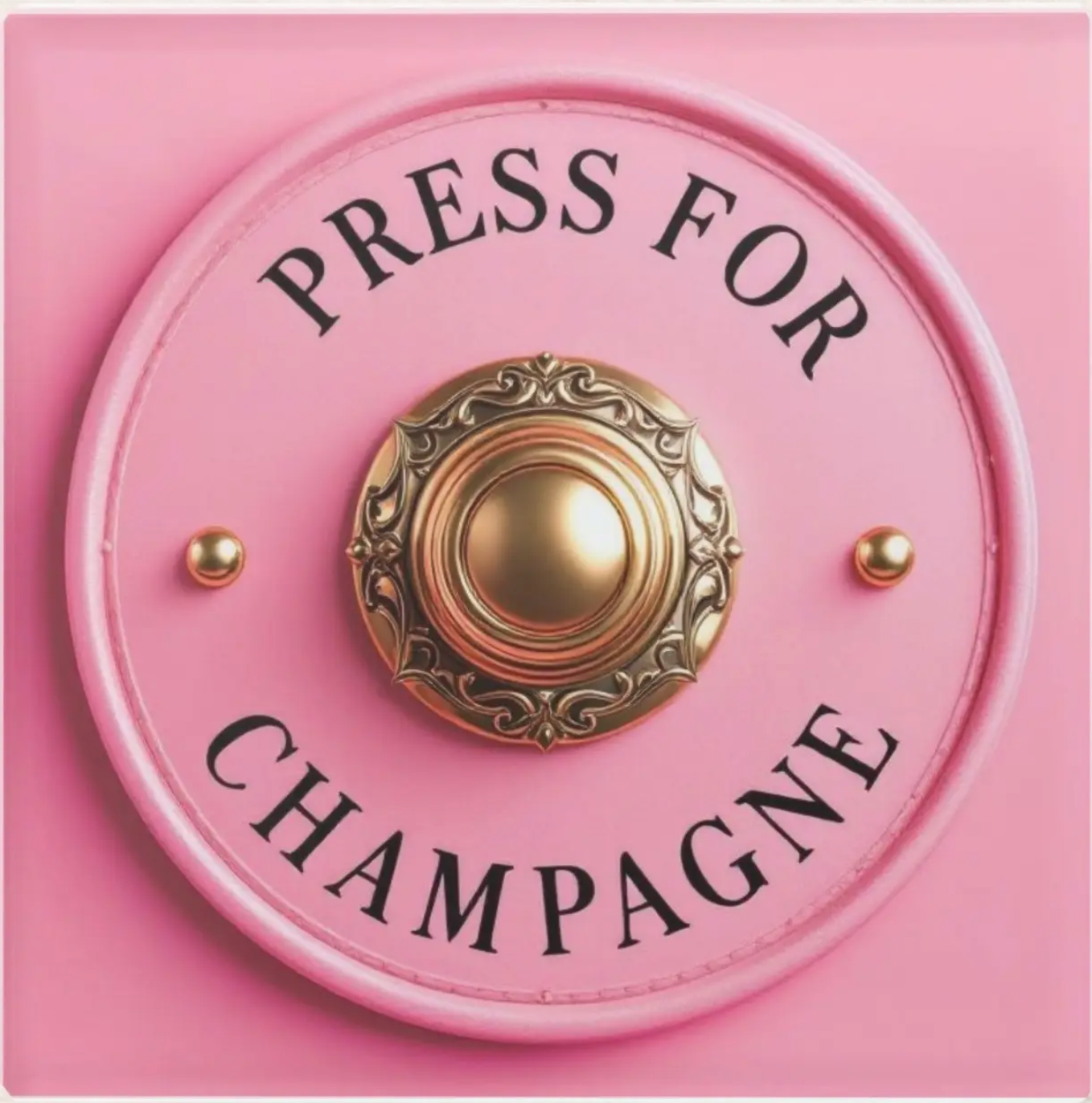 Press For Champagne Love Coaster Set