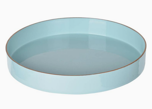 Mimosa Round Tray - Powder Blue