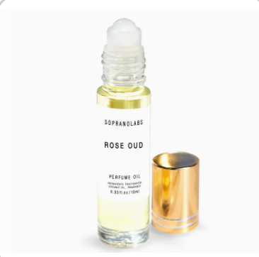 Rose Oud Vegan Perfume Oil  Roll On